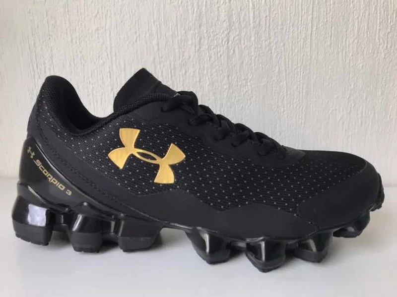 Under Armour Scorpio Black Gold Running Shoes Black