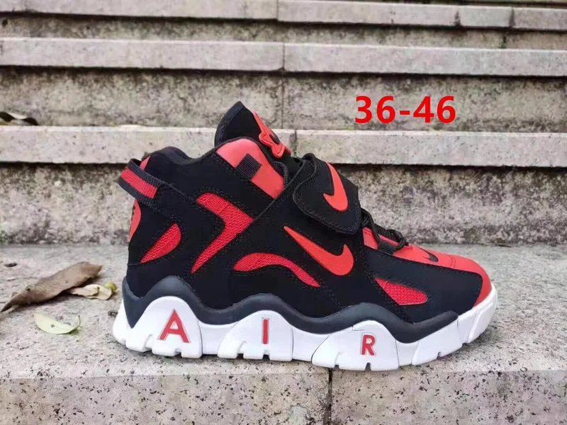 Unisex Basketball shoes NIKE Air BARRAGE Red/Black/White sneakers
