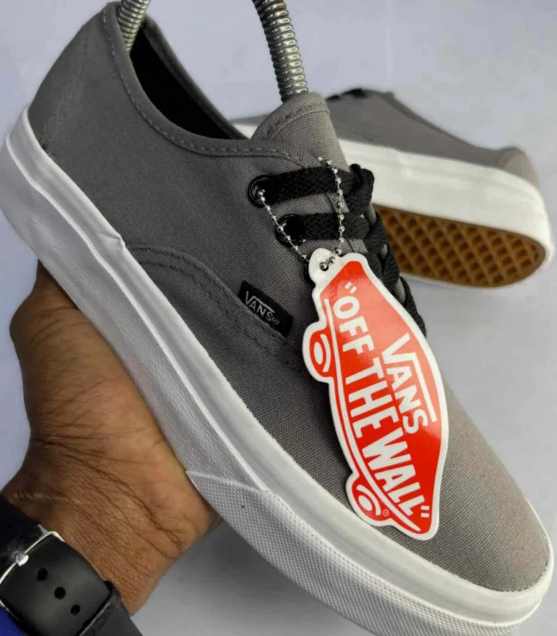 Vans Classic Canvas Low-Top Sneakers - White Sole