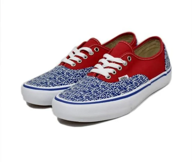 Vans Comfycush Era Fashion Red Blue Double sole vans