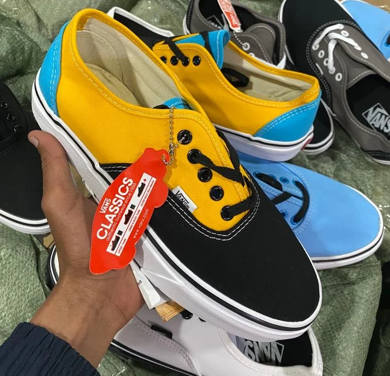 Vans Comfycush Era Fashion Yellow Black Double sole vans