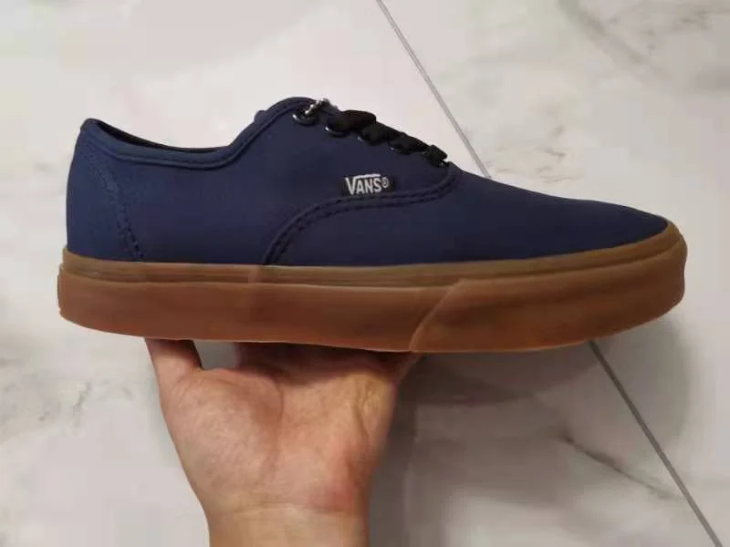 Vans off the wall Double sole  Navy Blue Brown