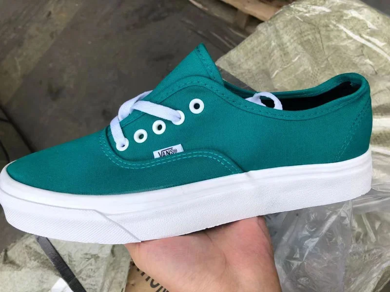 Vans off the wall Double Sole Green White