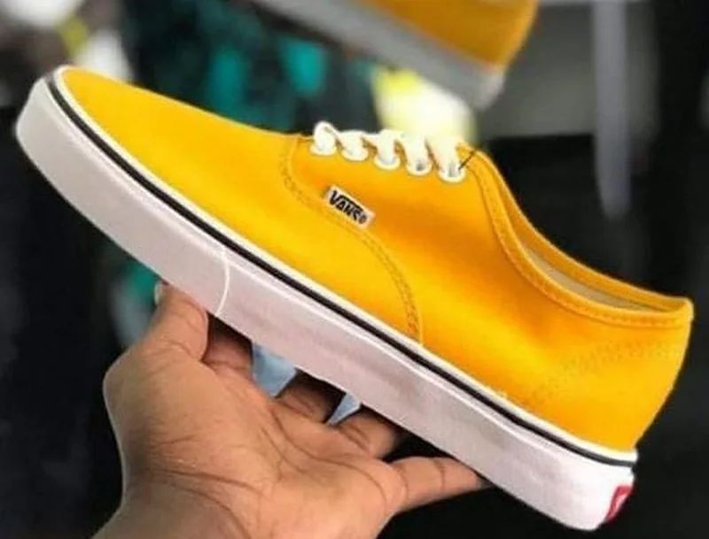Vans off the Wall Shoes Double Sole Fashion sneakers Yellow