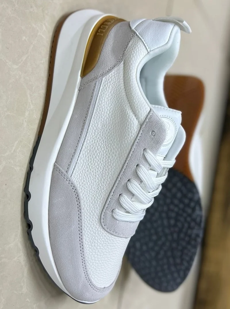 White Brunello Cucinelli luxury Sneakers