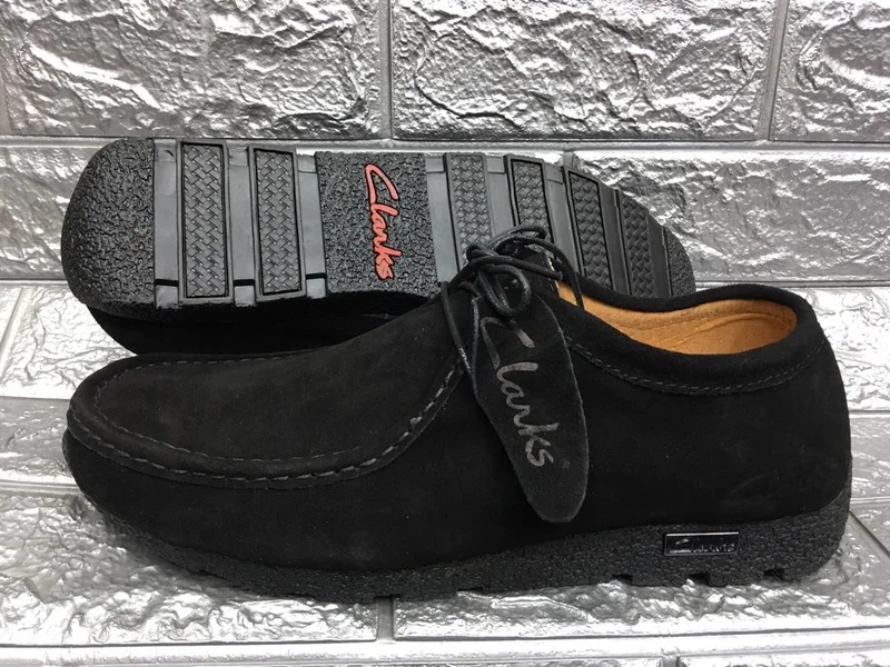 All Black Men Casual Loafers Clarks Shoes