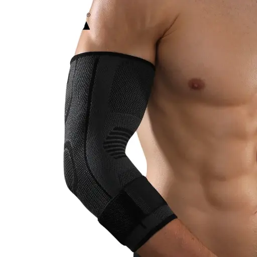 Elbow Pain Relief Compression Sleeve for Tendonitis & Sports and More