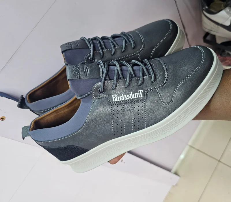 AUTHENTIC Leather Timberland Sneakers-GREY
