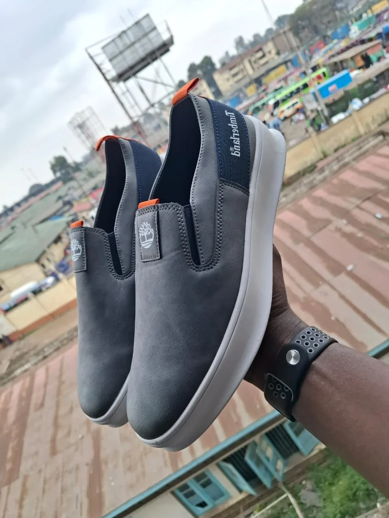 AUTHENTIC SLIP-ON CASUALS TIMBERLAND-GREY