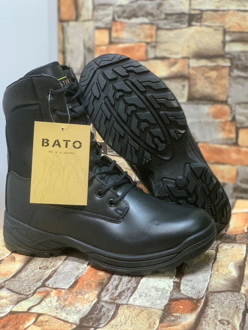 BatoTactical Boots Combat Boots Outdoor Trekking Hiking shoes - Black