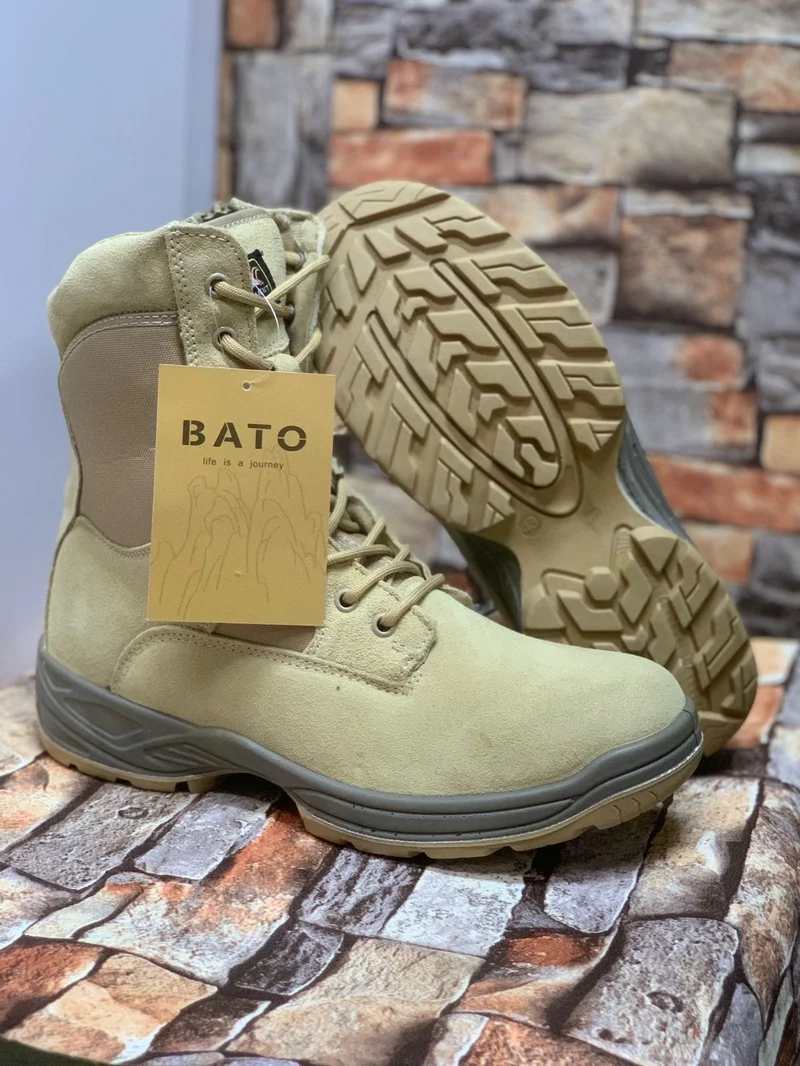 BatoTactical Boots Combat Boots Outdoor Trekking Hiking shoes - Brown