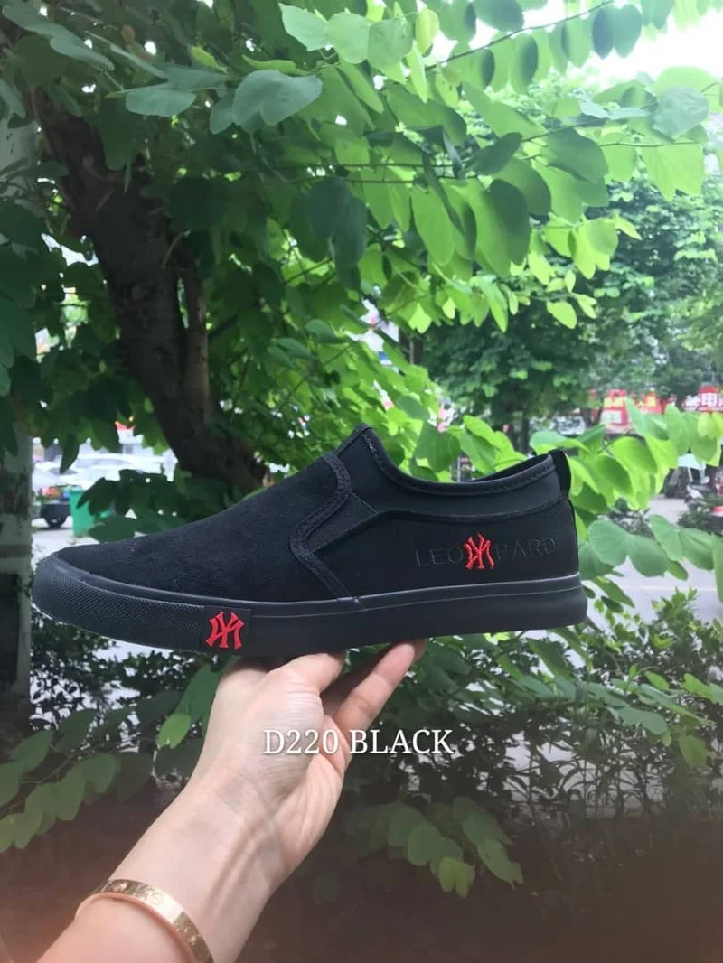 Beauty Leopard Canvas Rubber Shoes,Men Slipons Men Rubbers