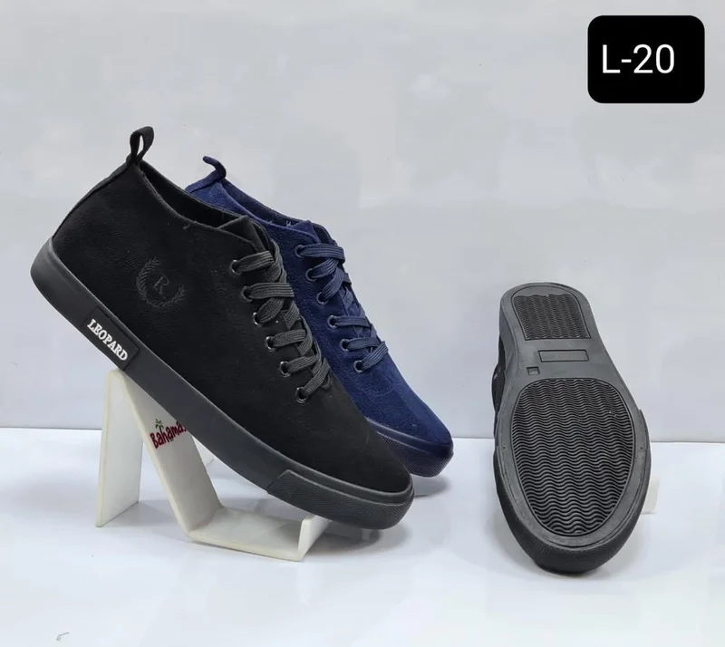Beauty Leopard Laced Slipon Mens Rubber Shoes