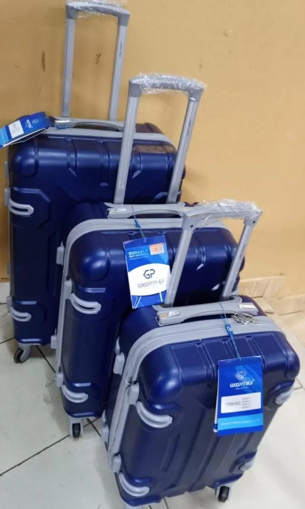 3-Piece Hard Shell Spinner Luggage Set - Blue