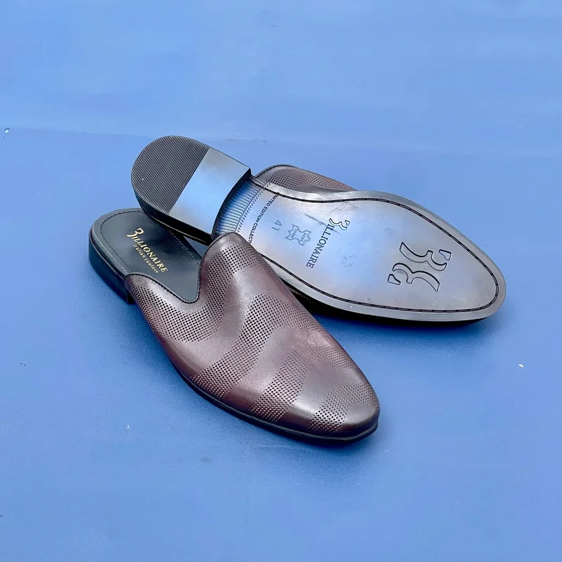 BILLIONARE LEATHER MULES