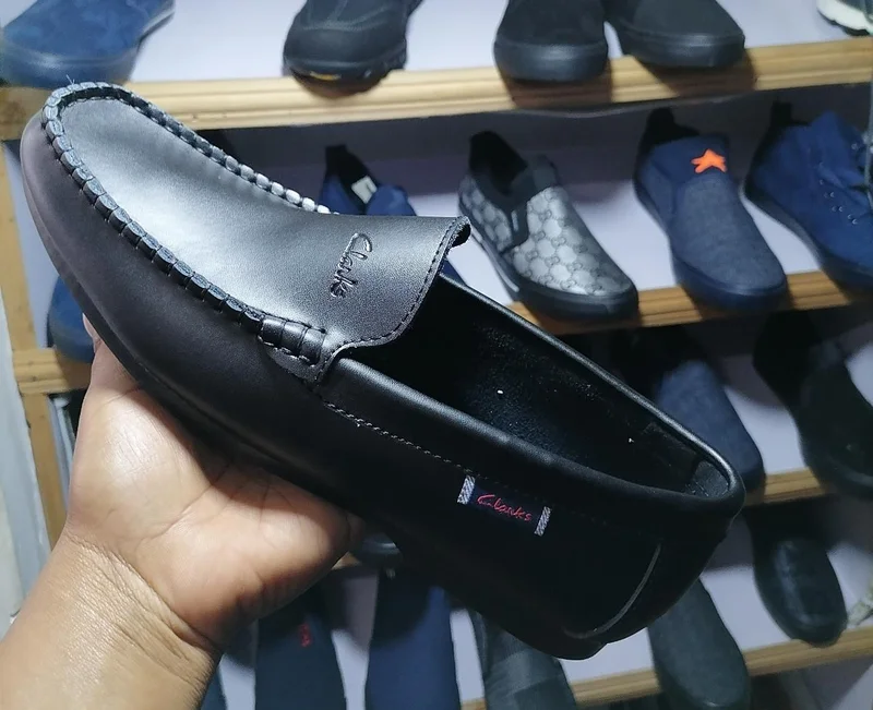 Black Clark Loafers Men Shoes Footwear