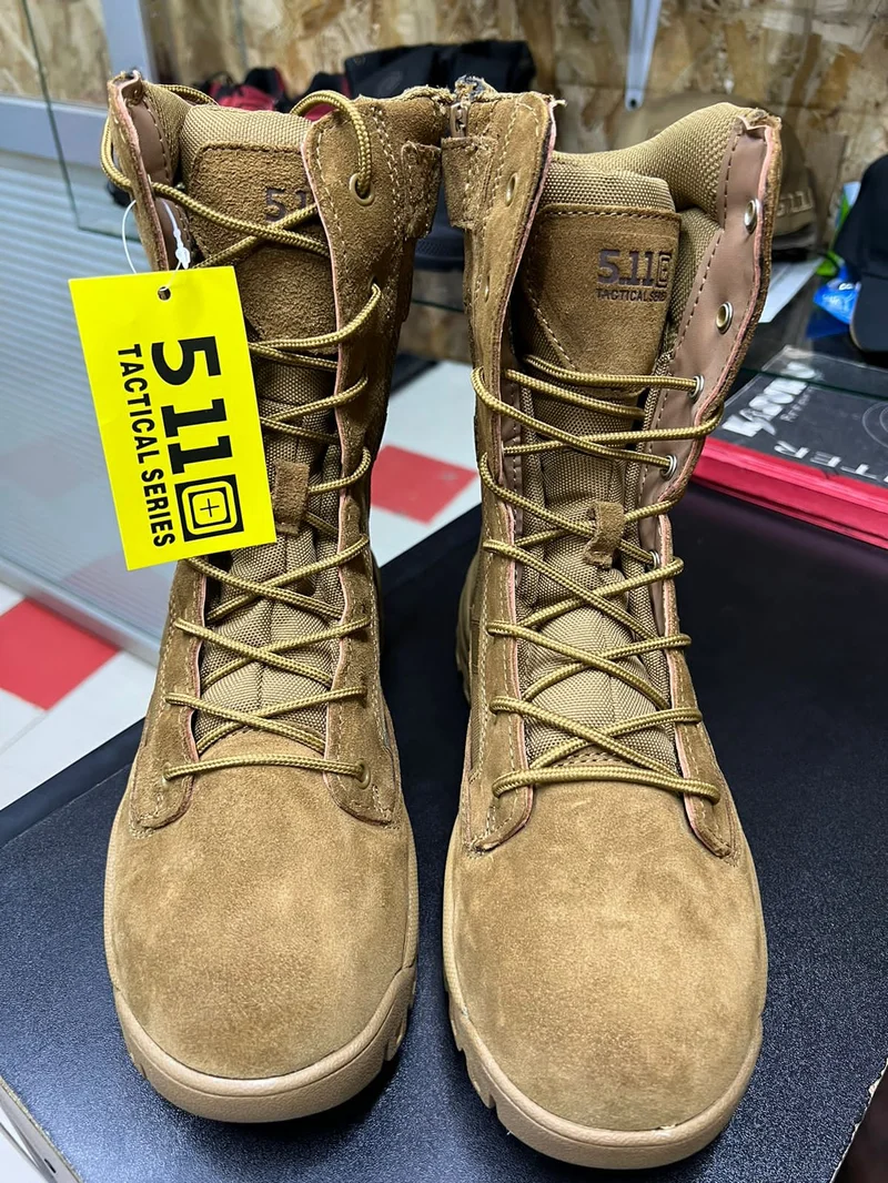 511 Anti-Abrasion Coyote Brown Tactical Outdoor Cushioning Rubber Outsole Boots